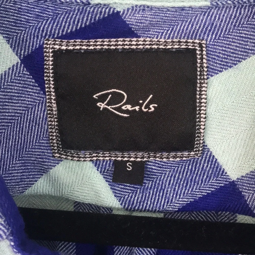 RAILS HUNTER Plaid Button Down SMALL